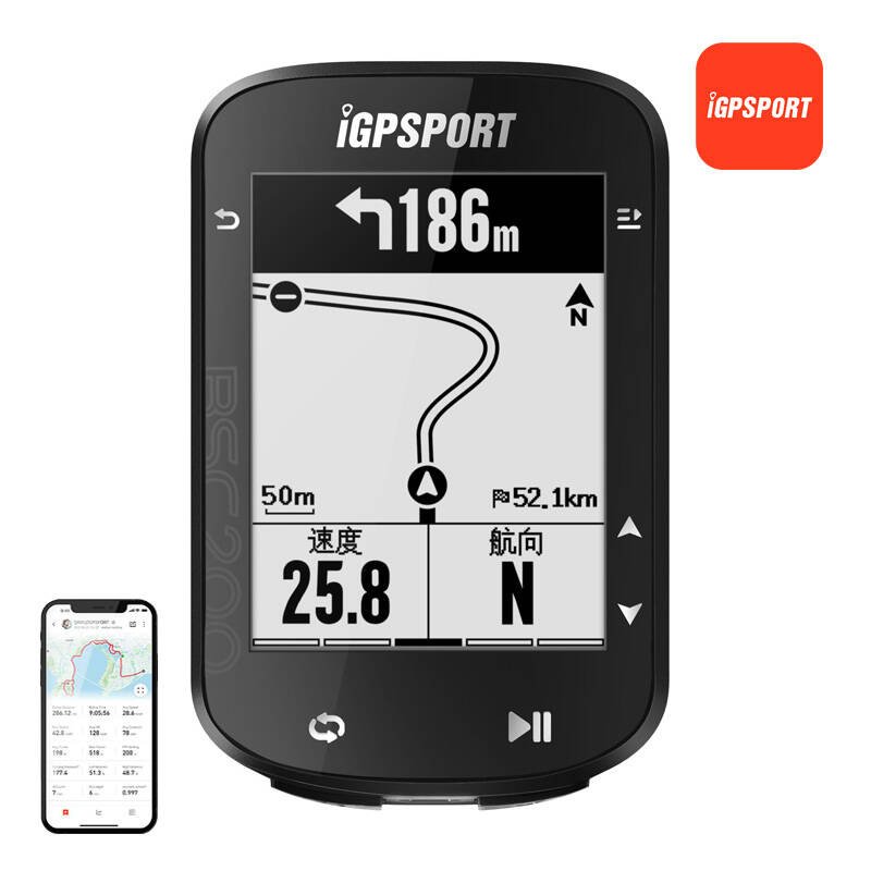 iGPSPORT BSC200 dviračio kompiuteris