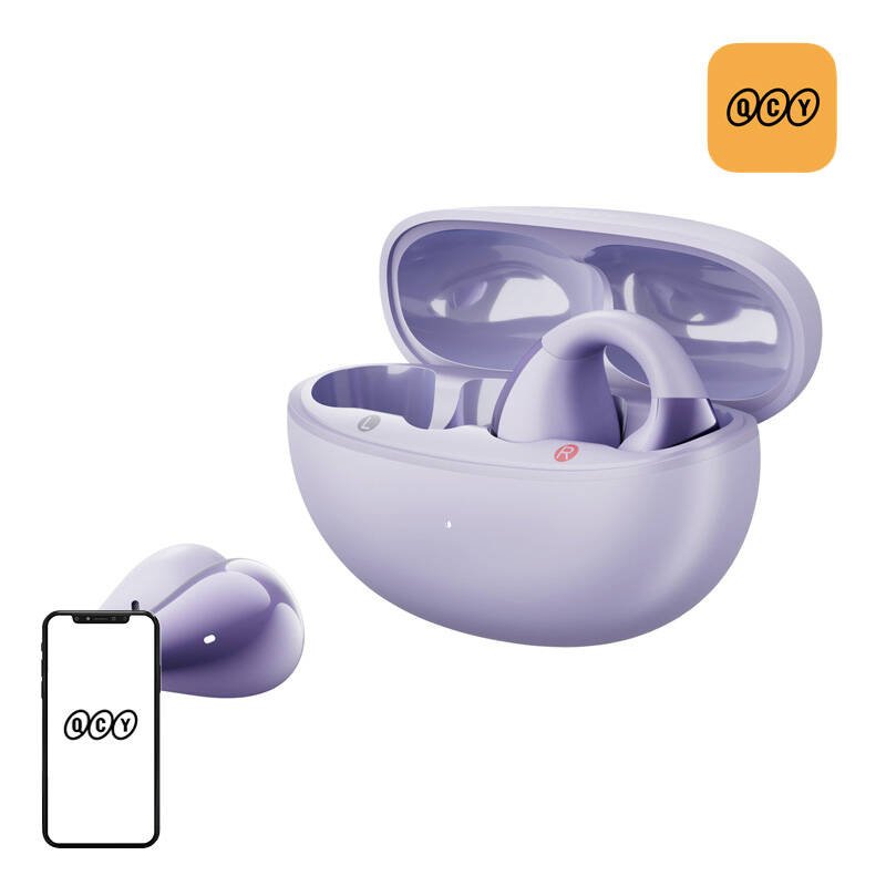 QCY Crossky Clip C30 ausinės (violetinės)