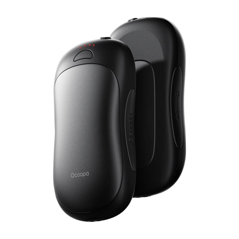 Rankų šildytuvas su baterijos funkcija Ocoopa UT3 Pro 2x5000 mAh, USB-C, juodas/juodas