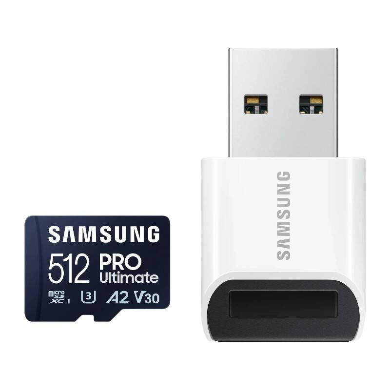 Atminties kortelė Samsung 512 GB microSDXC PRO Ultimate 200 MB/s (MB-MY512SB/WW)