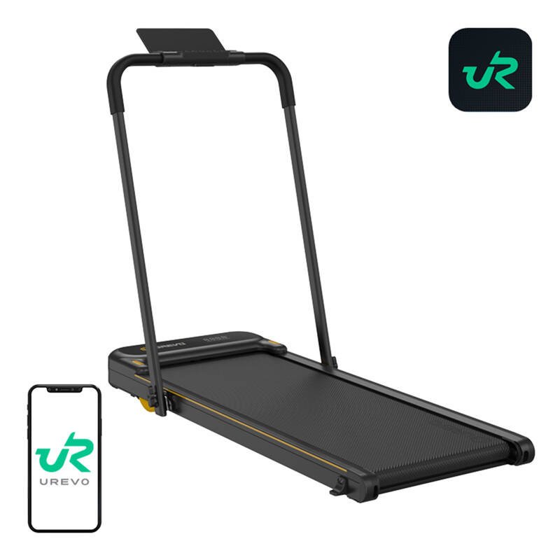 UREVO Strol 2E Smart 2-in-1 elektrinis bėgimo takelis (juodas)