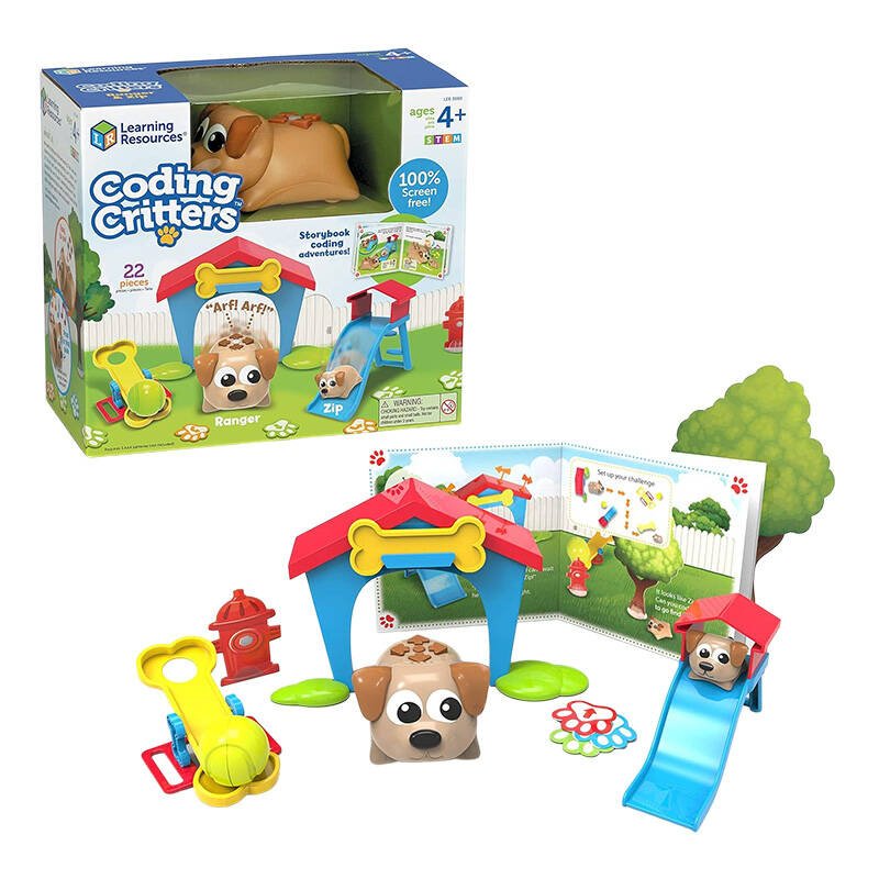 Coding Critters Ranger & Zip programavimo žaidimas Learning Resources LER 3080