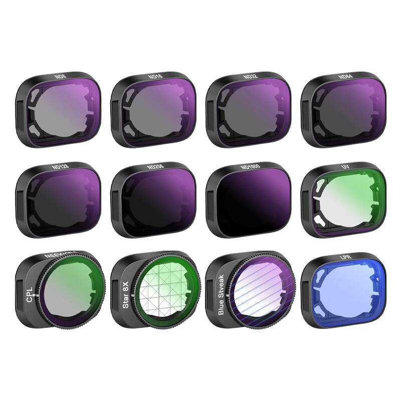 Filtrų rinkinys DJI Mini 3 / Mini 3 Pro Neewer FL25 ND8/16/32/64/128/256/ND1000/UV/CPL/BSA/L
