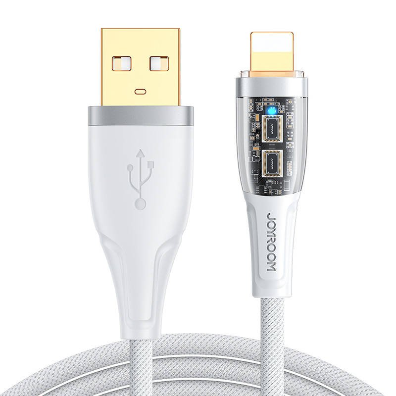 USB-A / Lightning / 2,4 A / 1,2 m laidas Joyroom S-UL012A3 (baltas)