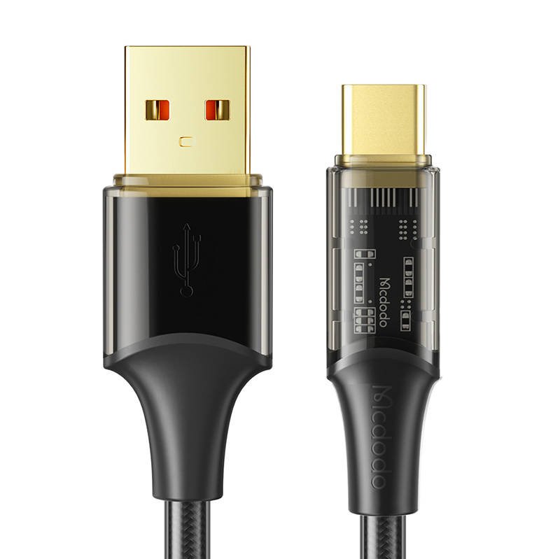 USB-C kabelis Mcdodo CA-2092 6A, 1,8 m (juodas)