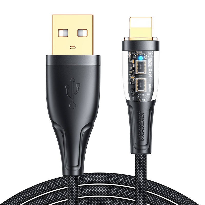 Kabelis prie USB-A / Lightning / 2,4 A / 1,2 m Joyroom S-UL012A3 (juodas)
