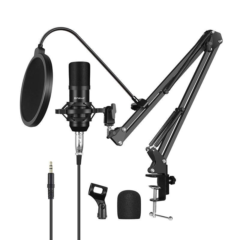 Kondensatorinis mikrofonas Puluz PU612B Studio Broadcast