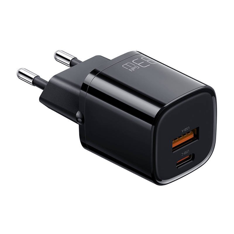 Įkroviklis Mcdodo Nano GaN CH-0151, USB + USB-C, 33 W (juodas)