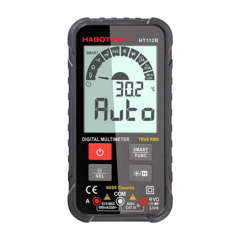 Skaitmeninis universalus multimetras Habotest HT112B, True RMS