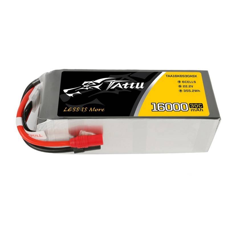 Baterija Tattu 16000 mAh 22,2 V 30C 6S1P LiPo AS150 + XT150