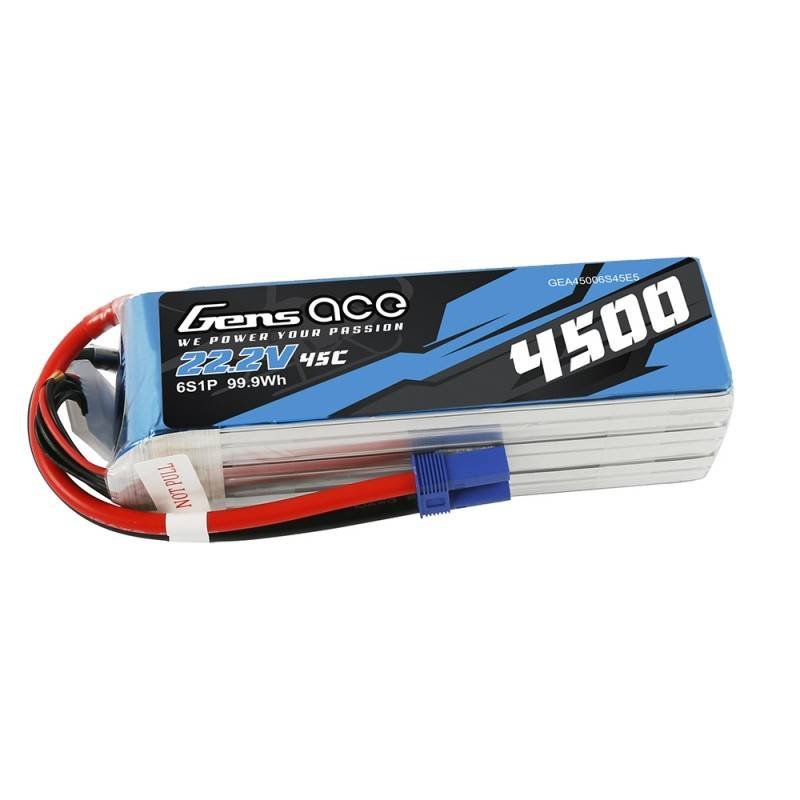 Baterija Gens Ace 4500 mAh 22,2 V 45C 6S1P
