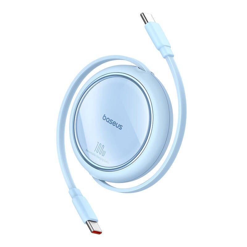 Kabelis USB-C į USB-C Baseus Free2Draw, PD, 100 W, 1 m (mėlynas)