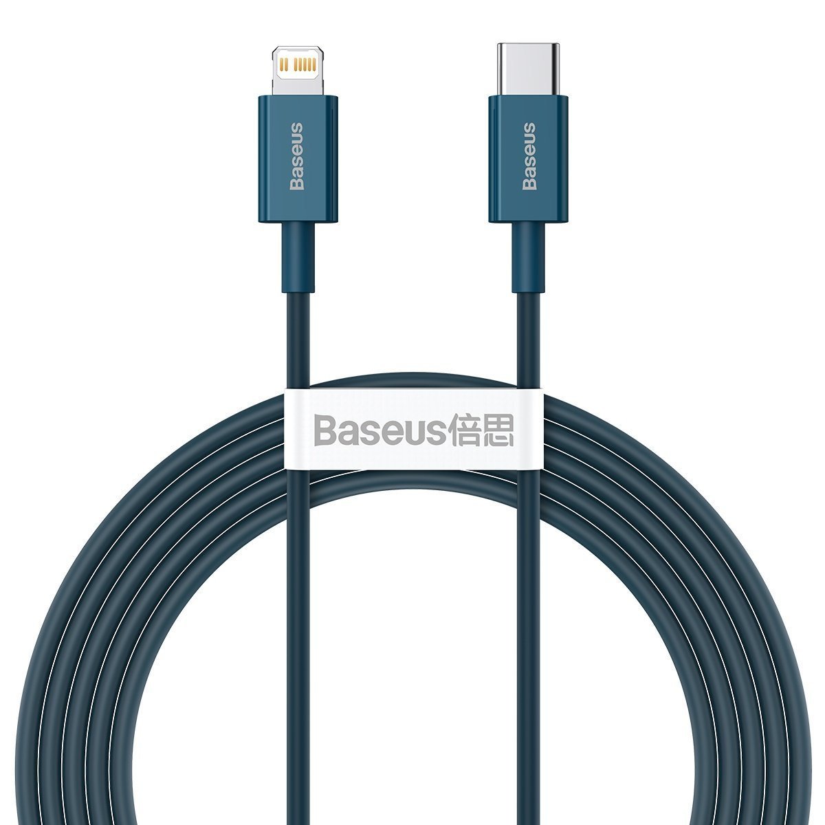Baseus Superior serijos kabelis USB-C į iP, 20 W, PD, 2 m (mėlynas)