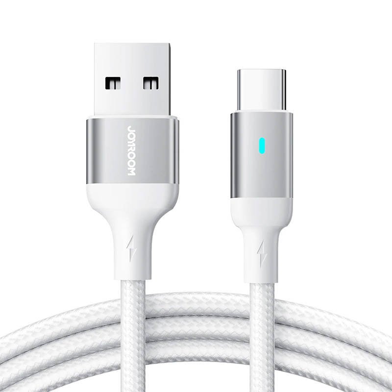Kabelis prie USB-A / C tipo / 3A / 1,2 m Joyroom S-UC027A10 (baltas)