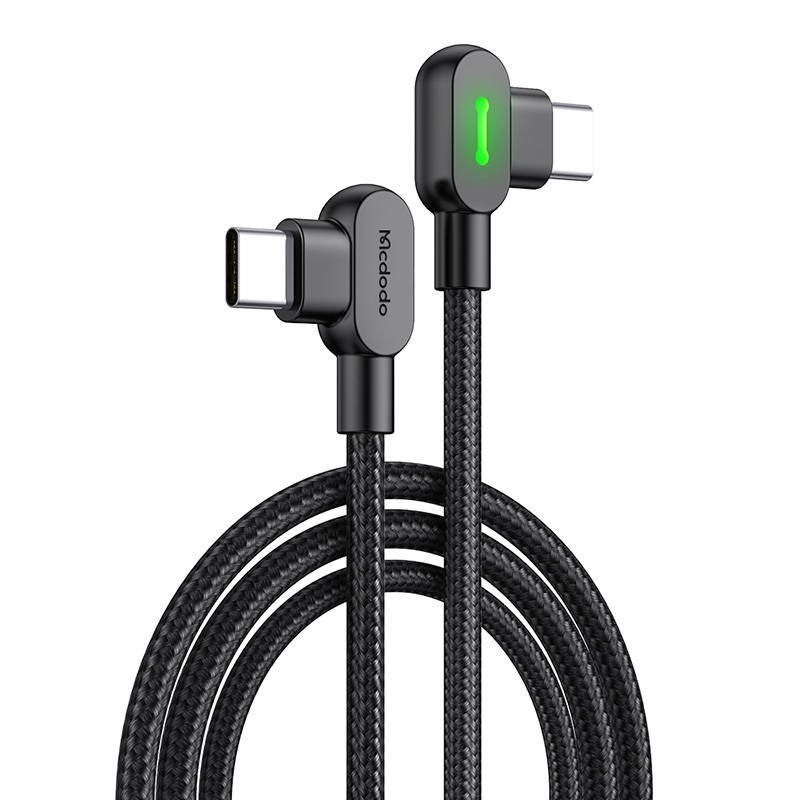 USB-C į USB-C kabelis Mcdodo 60W, 2 m (juodas)