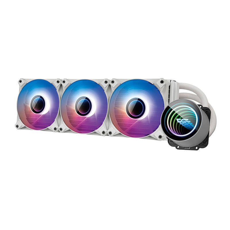 Vandens aušinimas Darkflash DX360 V2.6 PC ARGB 3x 120x120 (baltas)