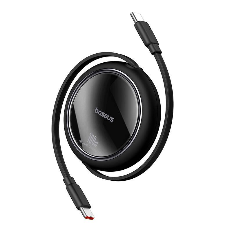 Kabelis USB-C į USB-C Baseus Free2Draw, PD, 100 W, 1 m (juodas)