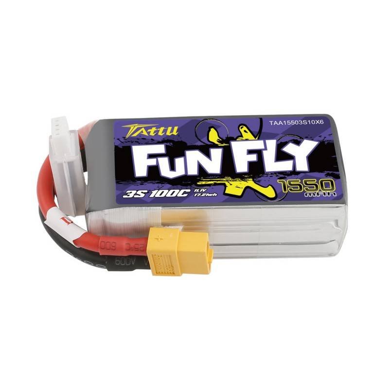 Baterija Tattu Funfly 1550 mAh 11,1 V 100C 3S1P