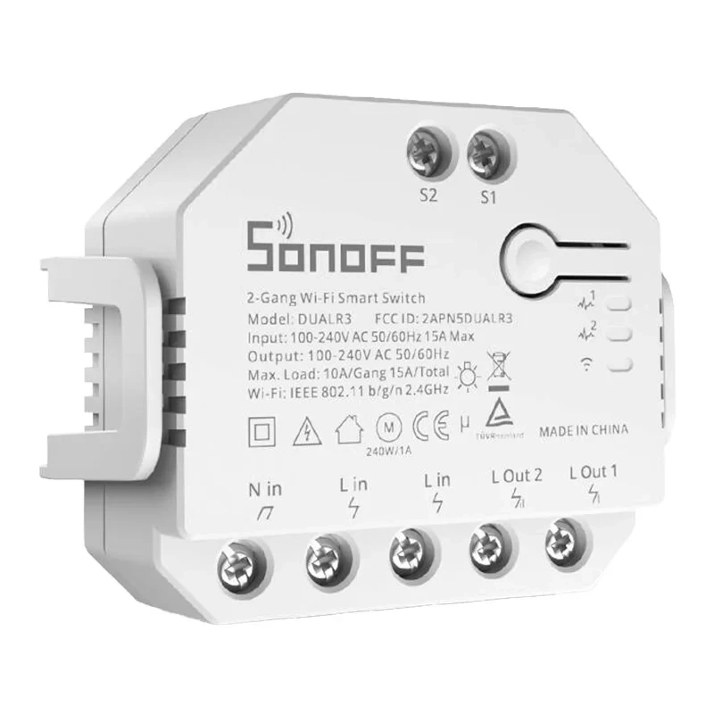 Išmanusis jungiklis WiFi Sonoff Dual R3