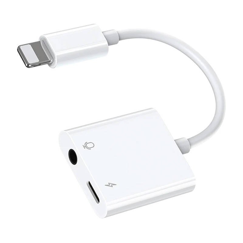 Audio adapteris Lightning / 3.5 mm Joyroom S - Y105 (baltas)