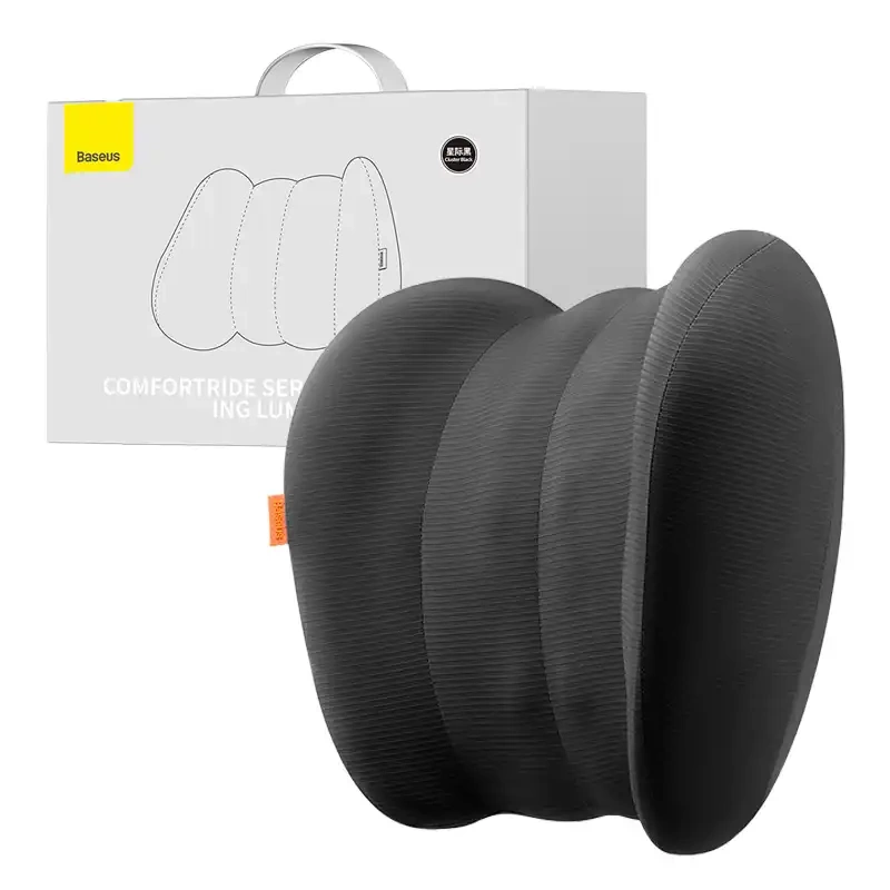 Automobilio atšaldymo juosmens pagalvėlė Baseus ComfortRide Series Car (juodas)