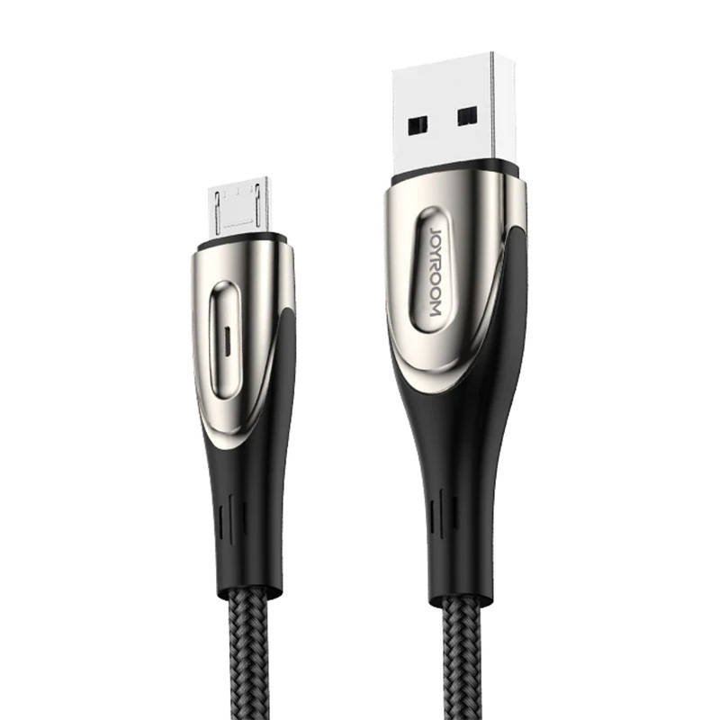 Greitojo įkrovimo laidas su Micro USB / 3A / 2 m Joyroom S-M41 (juodas)