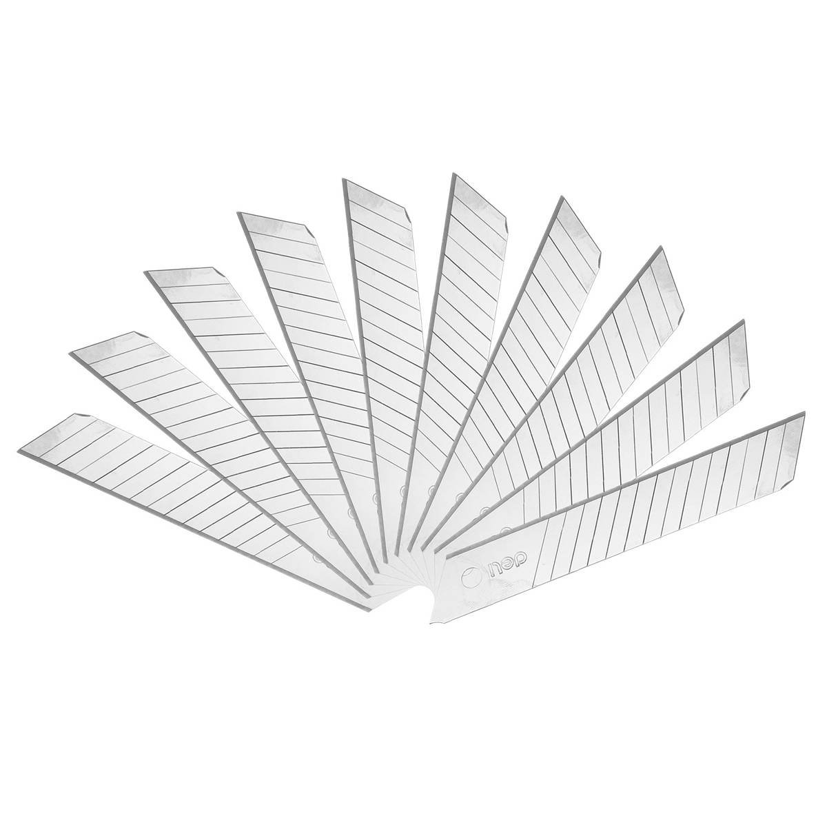Pjoviklio peiliukai 18 mm, 10 vnt. Deli Tools EDL-DP (sidabrinis)