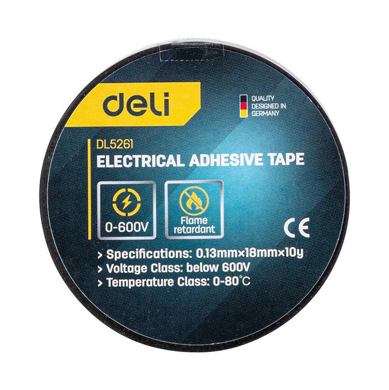 Elektros izoliacinė juosta Deli Tools EDL5261, 10 m