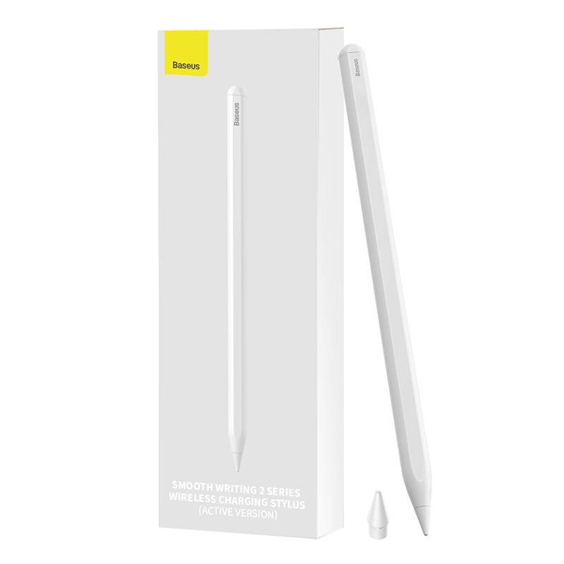 Baseus Smooth Writing 2 Stylus Active Pen rašiklis (baltas)