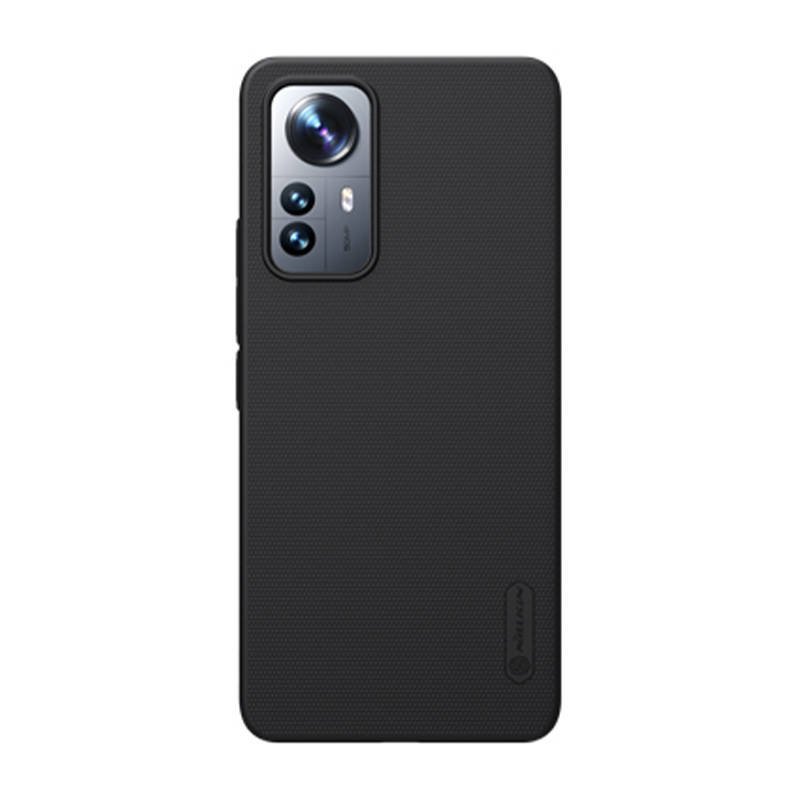 Dėklas Nillkin Super Frosted Shield, skirtas Xiaomi 12 Lite 5G (juodas)