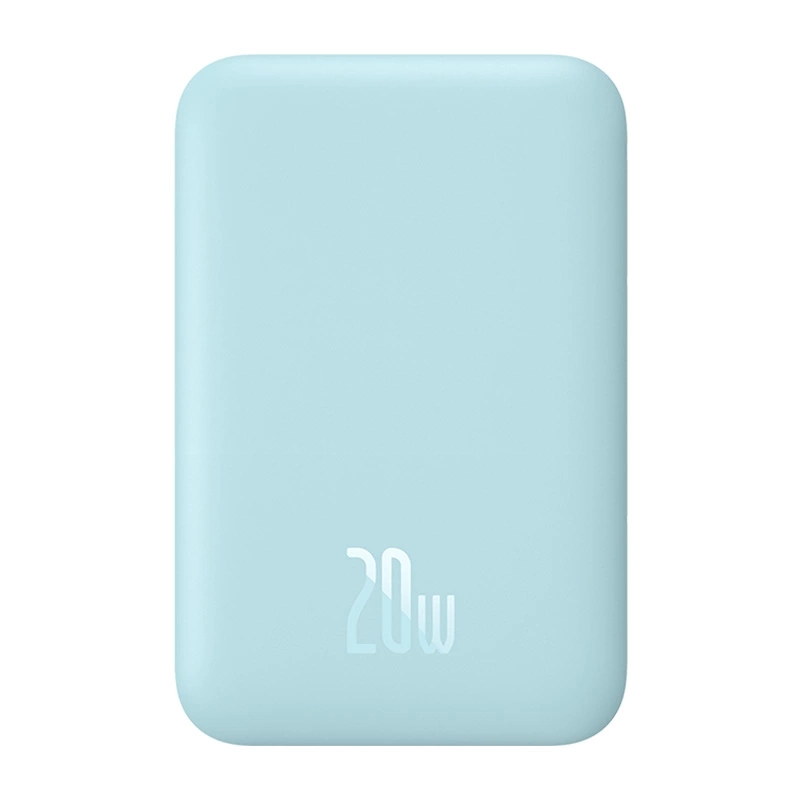 Išorinė baterija Baseus Magnetic Mini 6000 mAh, USB-C 20 W, MagSafe (mėlynas)