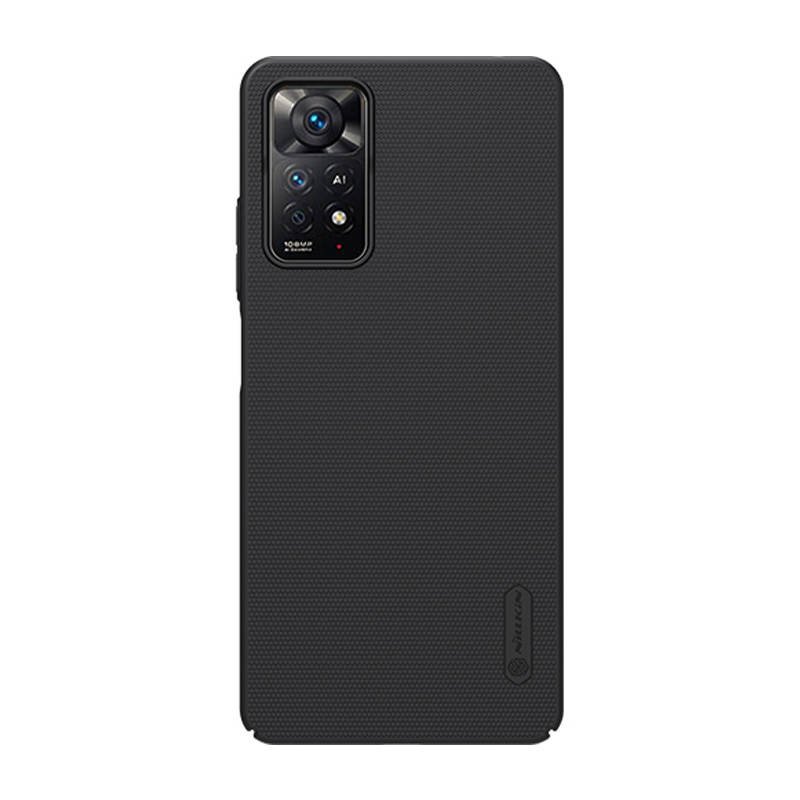 Dėklas Nillkin Super Frosted Shield, skirtas Xiaomi Redmi Note 11 Pro/5G/Pro+ (juodas)
