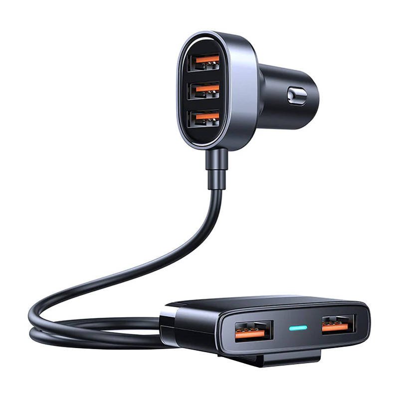 Automobilinis įkroviklis Joyroom JR-CL03 5 prievadų USB (juodas)