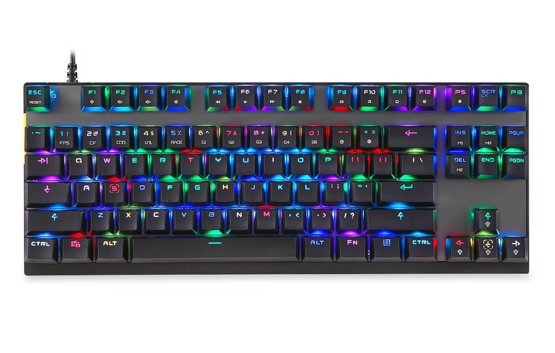 Mechaninė klaviatūra Motospeed K82 RGB (juoda)