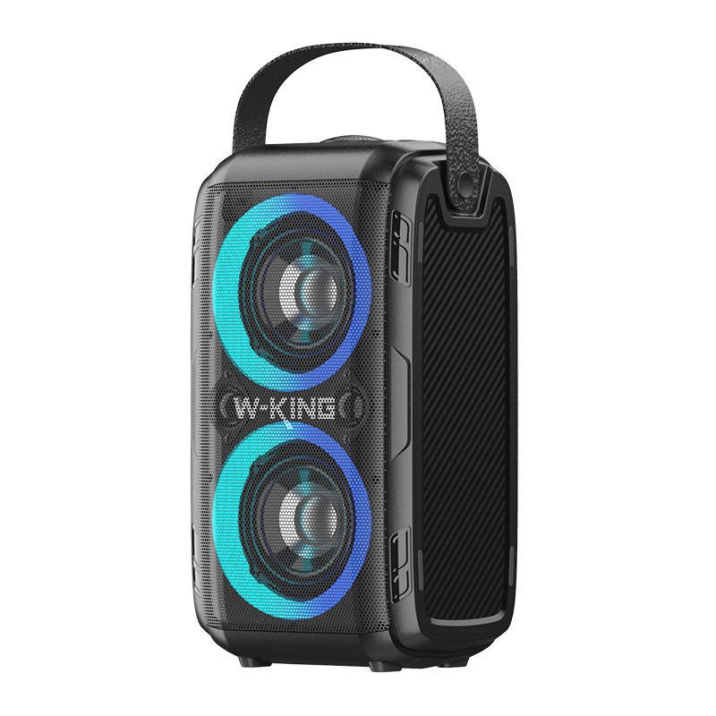 Belaidis Bluetooth garsiakalbis W-KING T9II 60W + mikrofonas (juodas)
