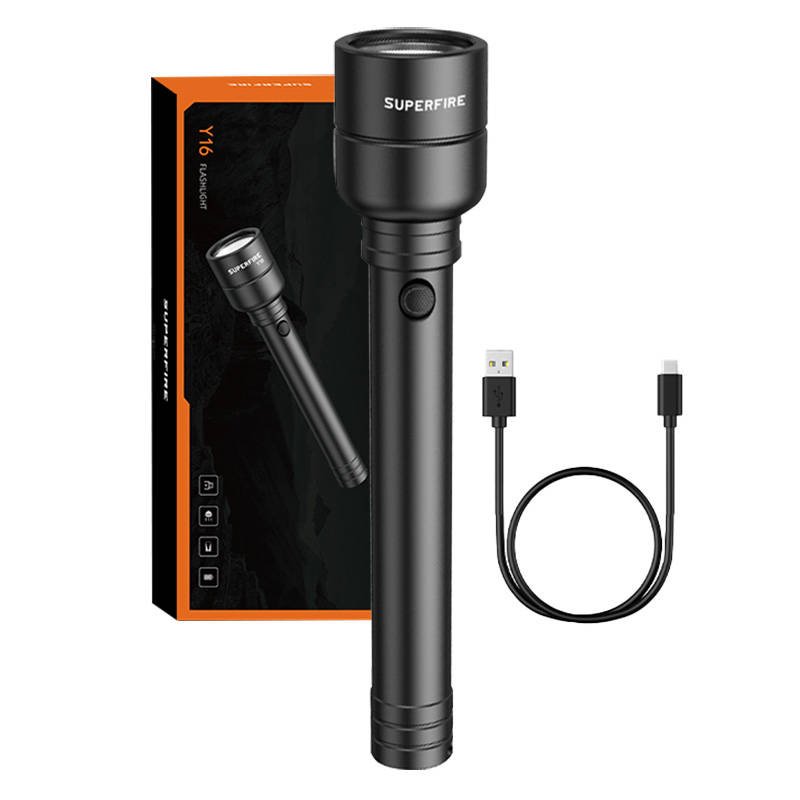 Žibintuvėlis Superfire Y16, 1700 lm, USB-C