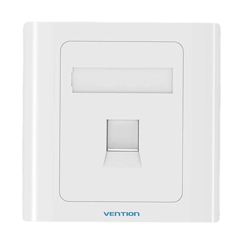 1-Port keystone sienos plokštė 86 tipo Vention IFAW0 balta
