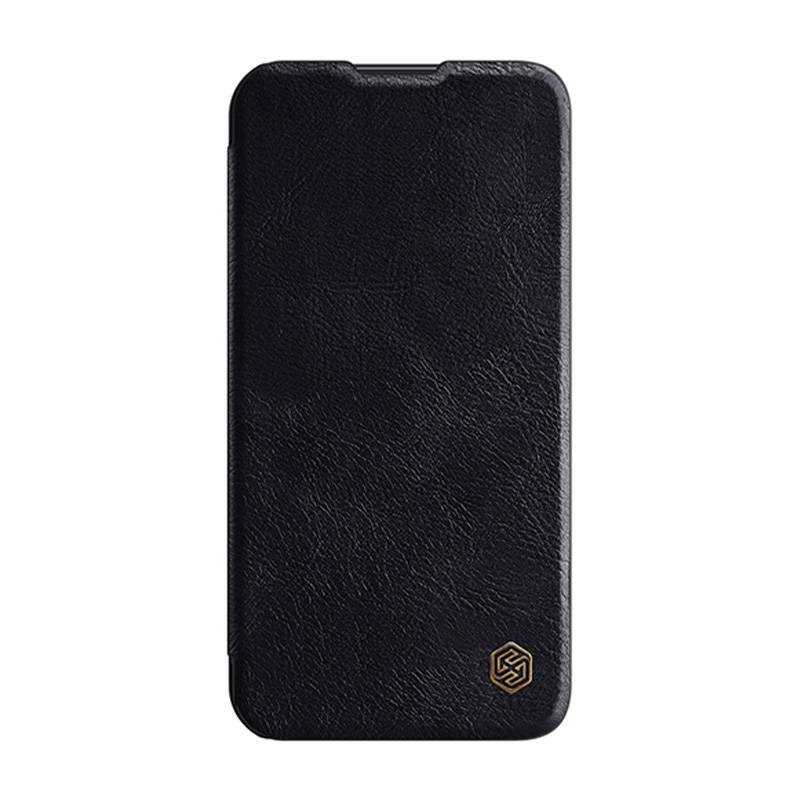 Dėklas Nillkin Qin Pro Leather, skirtas iPhone 14 Pro Max (juodas)