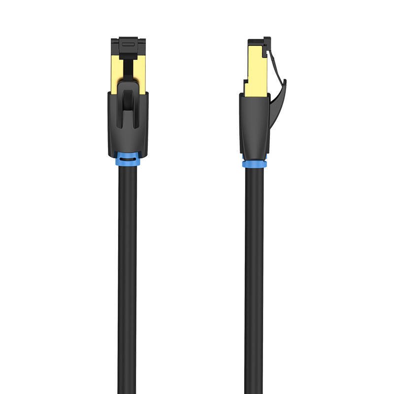 Tinklo kabelis CAT8 SFTP Vention IKABQ RJ45 Ethernet 40Gbps 20m (Juodas)