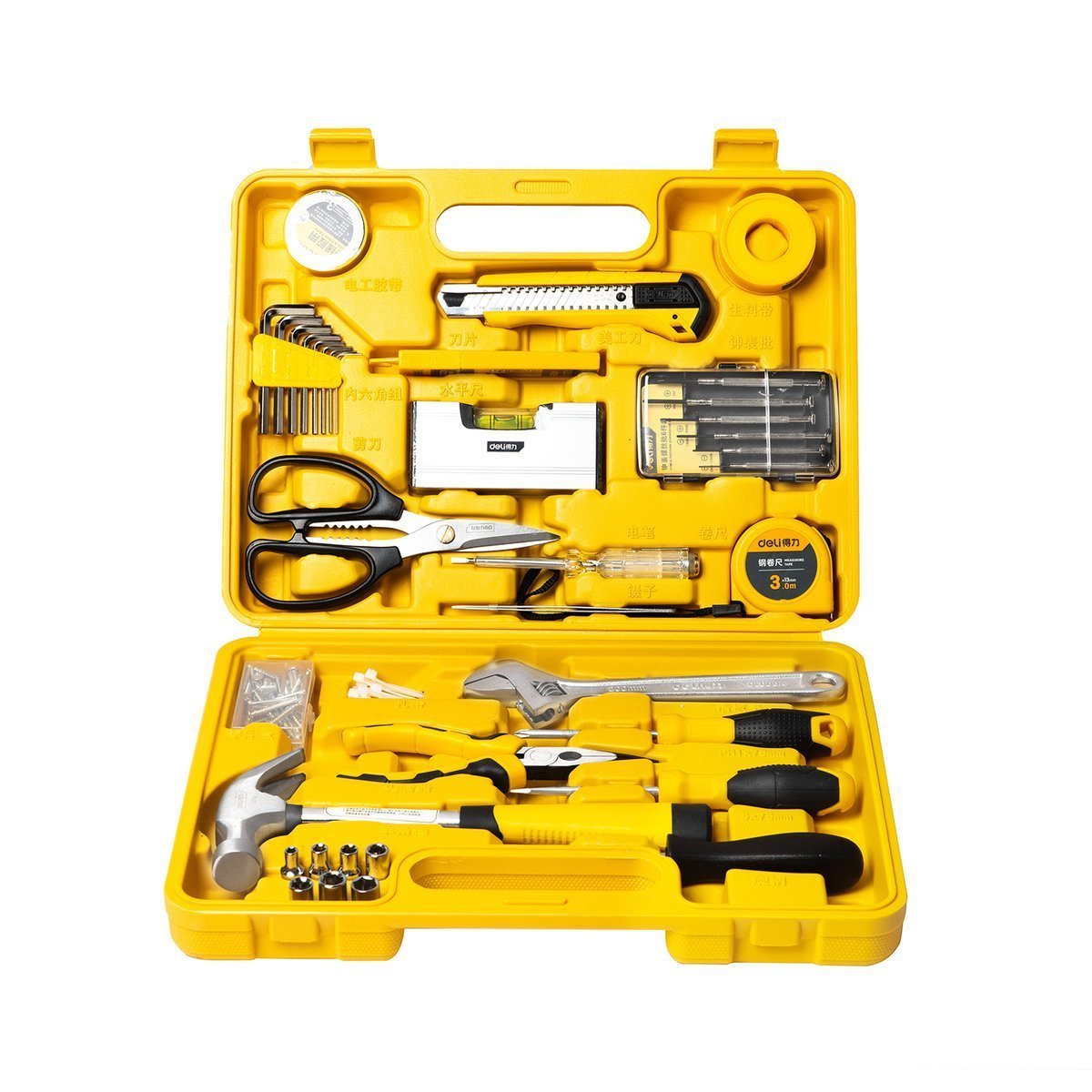 Namų įrankių rinkinys 38 vnt. Deli Tools EDL1038J