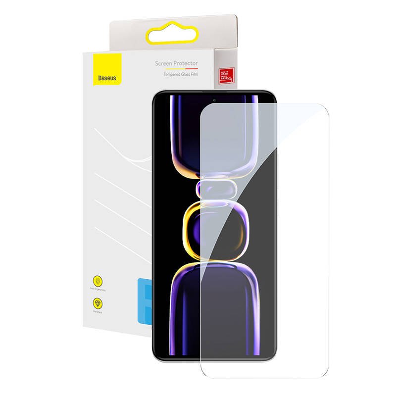 Baseus grūdinto stiklo ekrano apsauga, skirta Redmi K60/K60 Pro