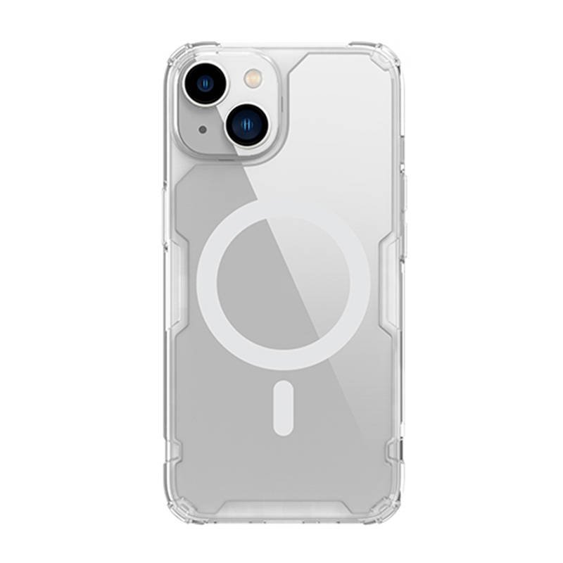 Magnetinis dėklas Nillkin Nature TPU Pro, skirtas Apple iPhone 13/14 (baltas)