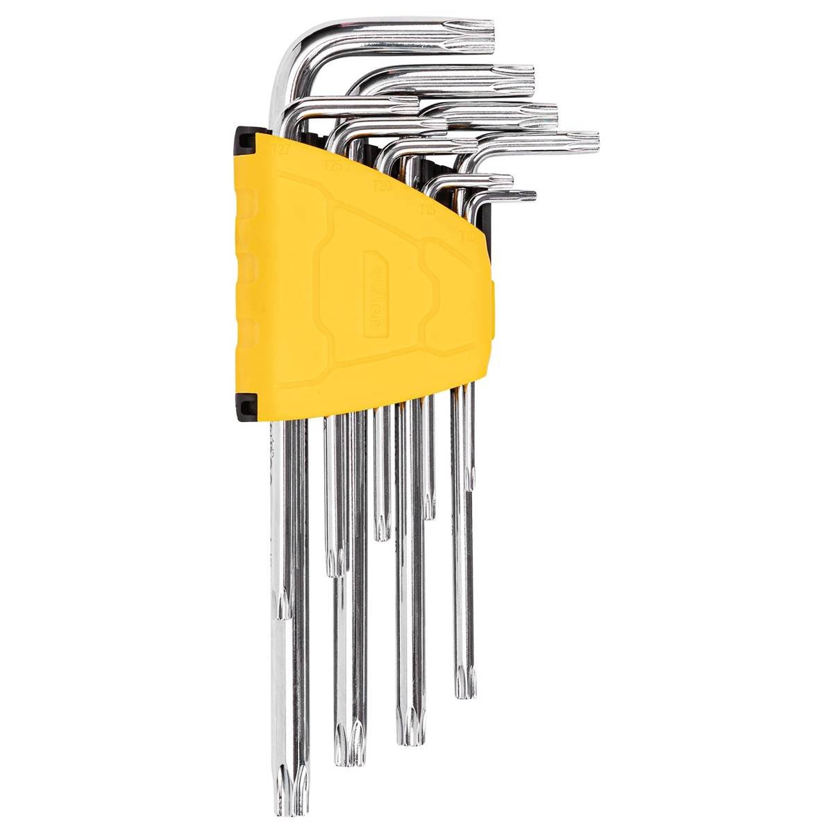 Torx šešiakampių rinkinys 1.5–10 mm Deli Tools EDL3091 (sidabrinis)
