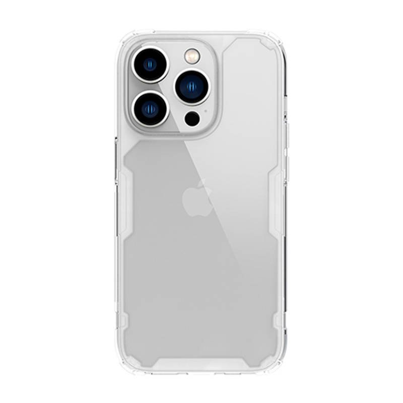 Dėklas Nillkin Nature TPU Pro, skirtas Apple iPhone 14 Pro Max (baltas)