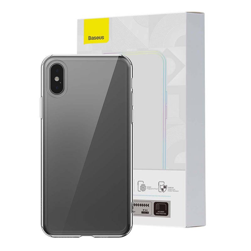 Permatomas dėklas Baseus Simple iPhone XS MAX