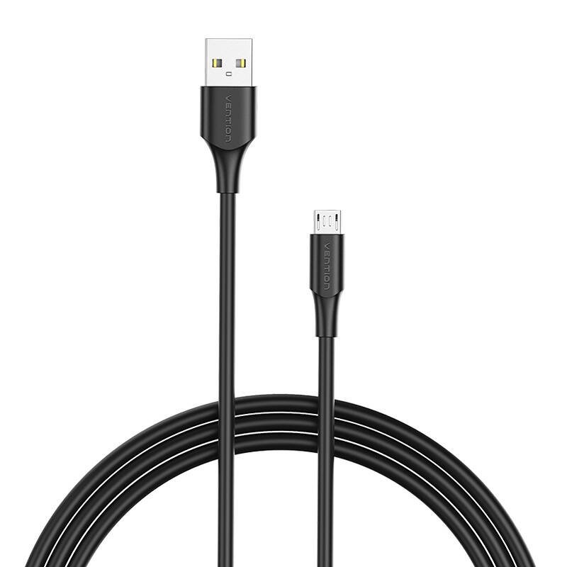 Kabelis iš USB 2.0 į Micro USB Vention CTIBD 2A 0,5 m (juodas)