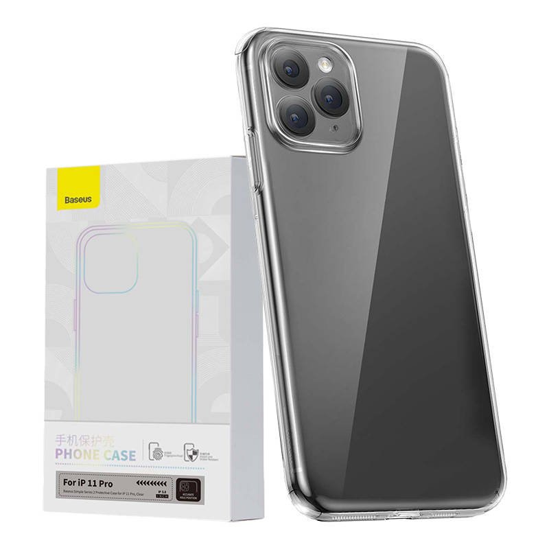 Permatomas dėklas Baseus Simple iPhone 11 Pro