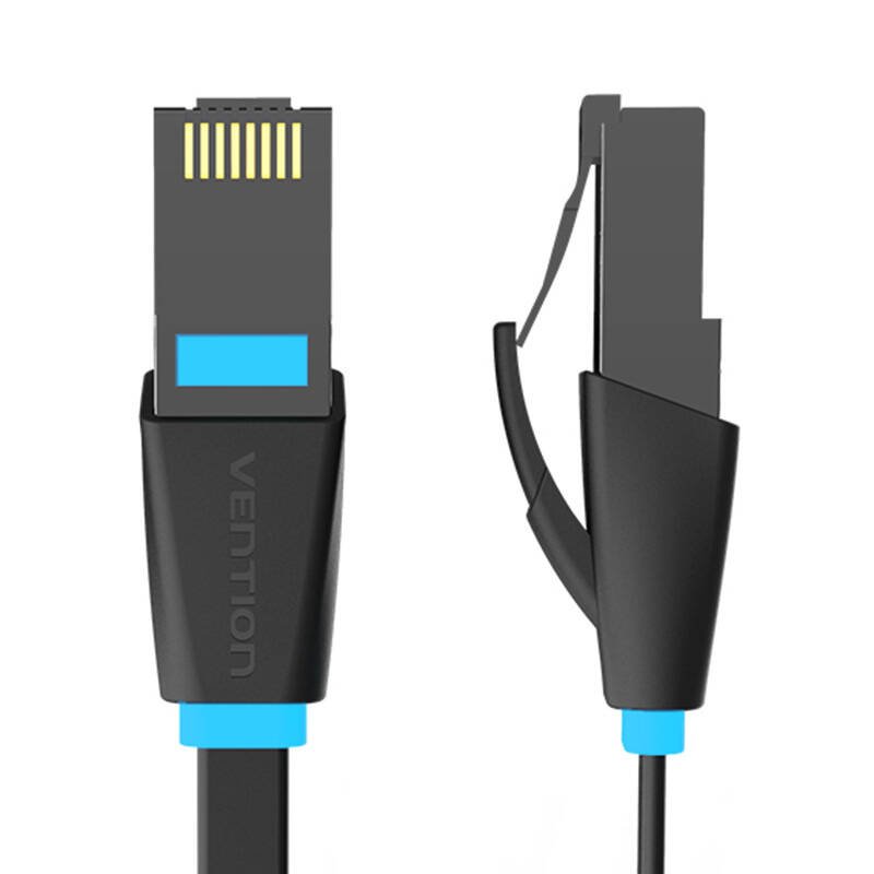 Lygus tinklo kabelis UTP CAT6 Vention IBJBS RJ45 Ethernet 1000Mbps 25m (Juodas)