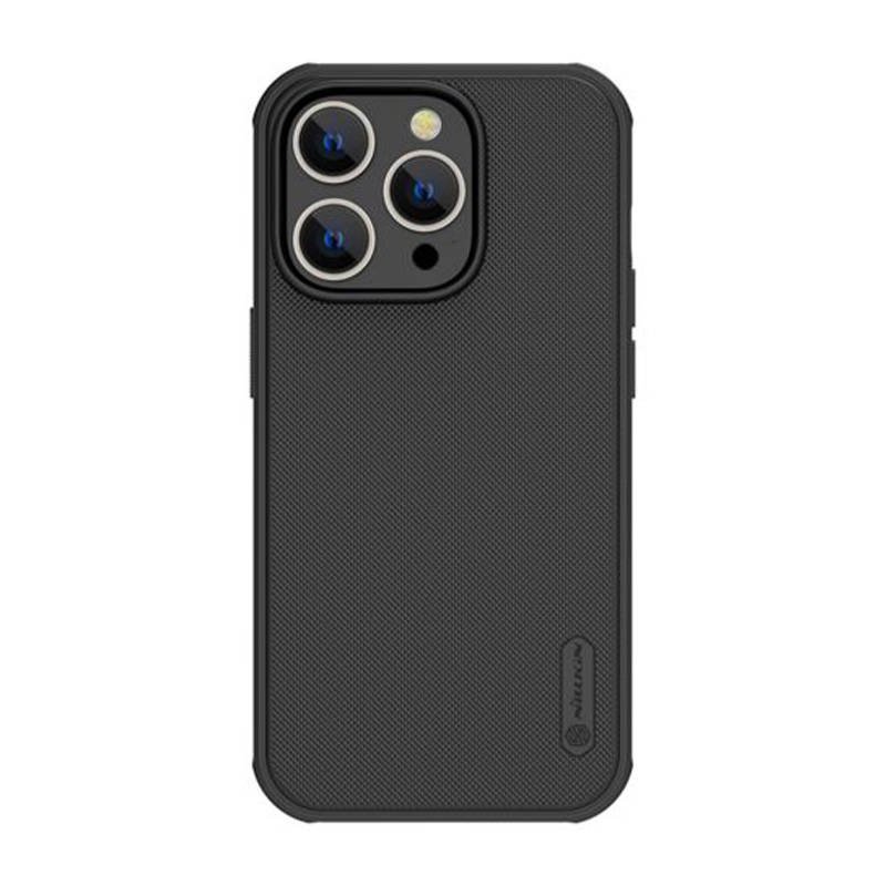 Dėklas Nillkin Super Frosted Shield Pro, skirtas Apple iPhone 14 Pro (juodas)