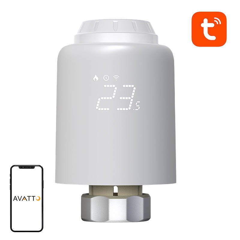 Išmanioji radiatoriaus termostato galvutė Avatto TRV07 Zigbee 3.0 TUYA